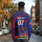 Afro-Haiti Football Personalized Les Grenadiers Long Sleeve Shirt Echoes of History - African Pride