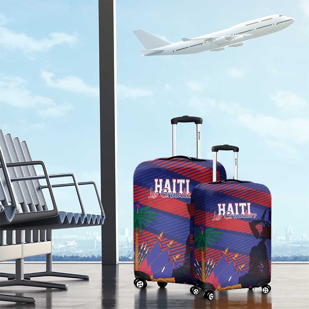 Afro-Haiti Football Les Grenadiers Luggage Cover Echoes of History - African Pride