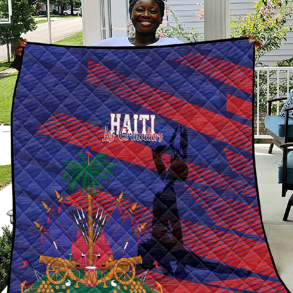 Afro-Haiti Football Les Grenadiers Quilt Echoes of History - African Pride