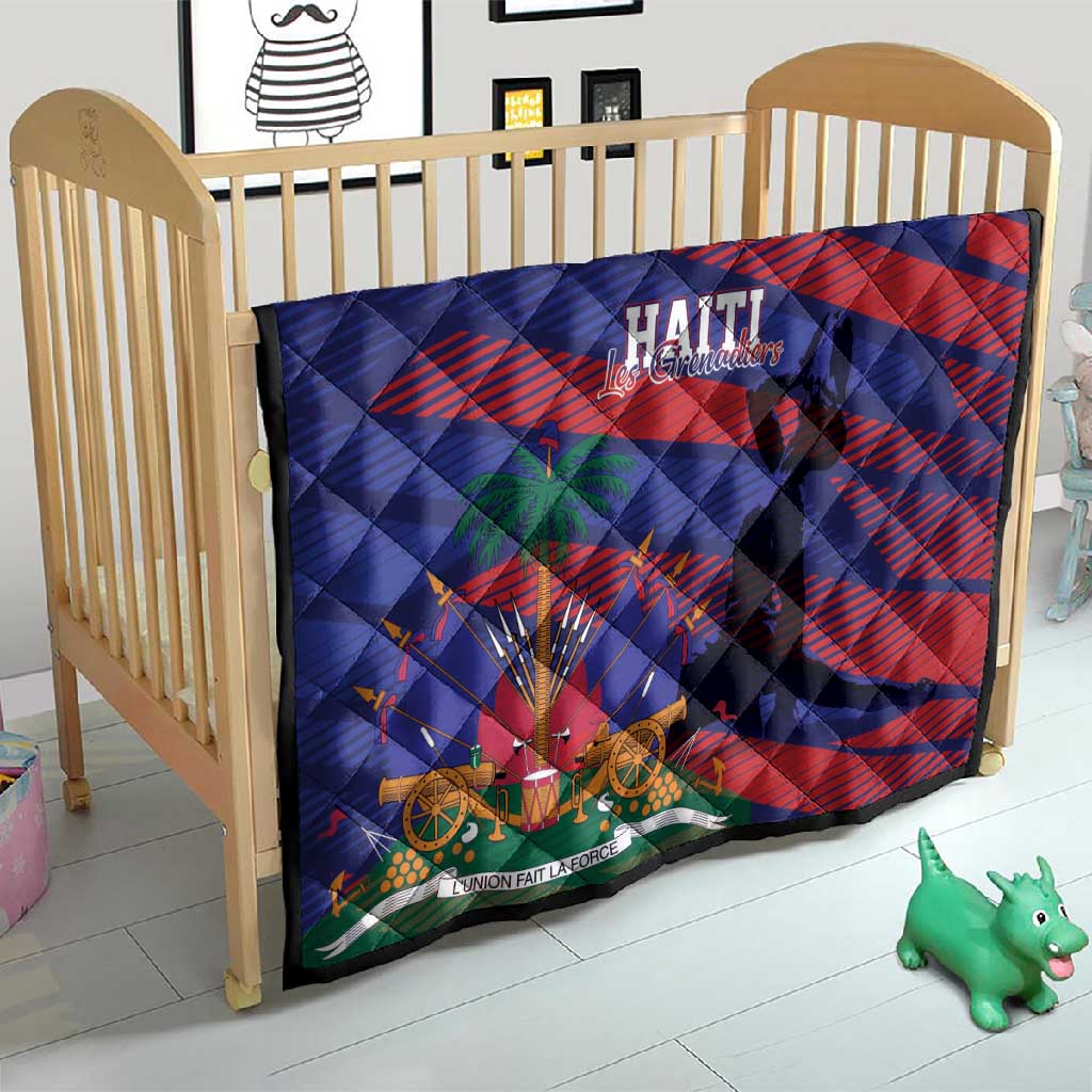 Afro-Haiti Football Les Grenadiers Quilt Echoes of History - African Pride