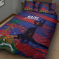 Afro-Haiti Football Les Grenadiers Quilt Bed Set Echoes of History - African Pride