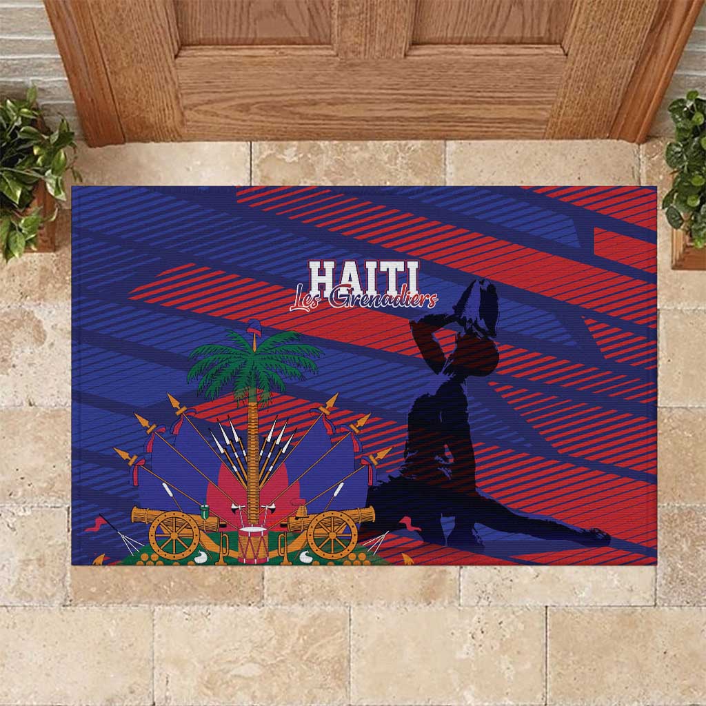 Afro-Haiti Football Les Grenadiers Rubber Doormat Echoes of History - African Pride