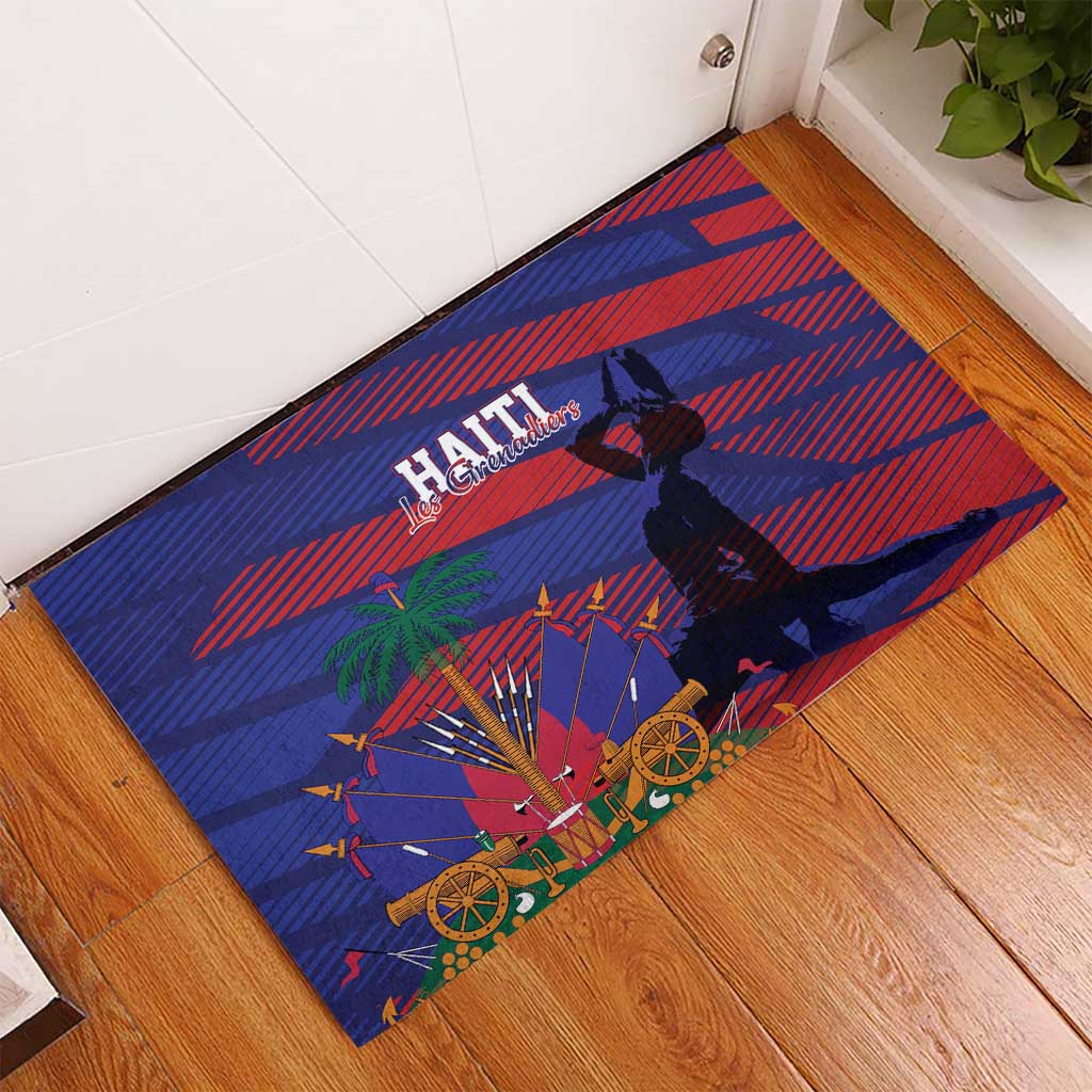 Afro-Haiti Football Les Grenadiers Rubber Doormat Echoes of History - African Pride
