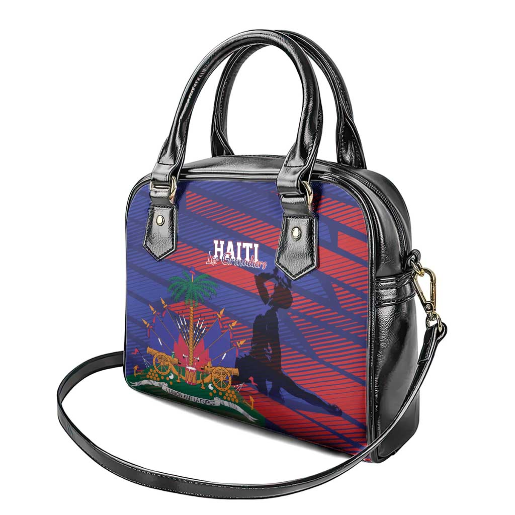Afro-Haiti Football Les Grenadiers Shoulder Handbag Echoes of History - African Pride