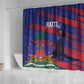 Afro-Haiti Football Les Grenadiers Shower Curtain Echoes of History - African Pride