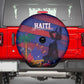 Afro-Haiti Football Les Grenadiers Spare Tire Cover Echoes of History - African Pride