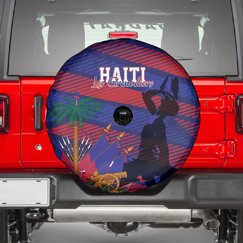 Afro-Haiti Football Les Grenadiers Spare Tire Cover Echoes of History - African Pride