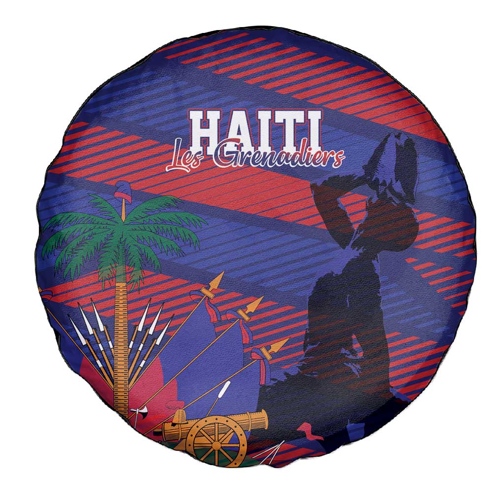 Afro-Haiti Football Les Grenadiers Spare Tire Cover Echoes of History - African Pride