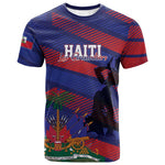 Afro-Haiti Football Personalized Les Grenadiers T shirt Echoes of History LT7