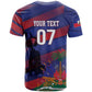 Afro-Haiti Football Personalized Les Grenadiers T shirt Echoes of History LT7