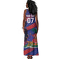 Afro-Haiti Football Personalized Les Grenadiers Tank Maxi Dress Echoes of History - African Pride