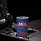 Afro-Haiti Football Personalized Les Grenadiers Tumbler Cup Echoes of History - African Pride