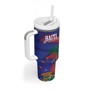 Afro-Haiti Football Personalized Les Grenadiers Tumbler With Handle Echoes of History - African Pride