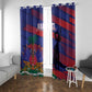 Afro-Haiti Football Les Grenadiers Window Curtain Echoes of History - African Pride
