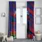 Afro-Haiti Football Les Grenadiers Window Curtain Echoes of History - African Pride