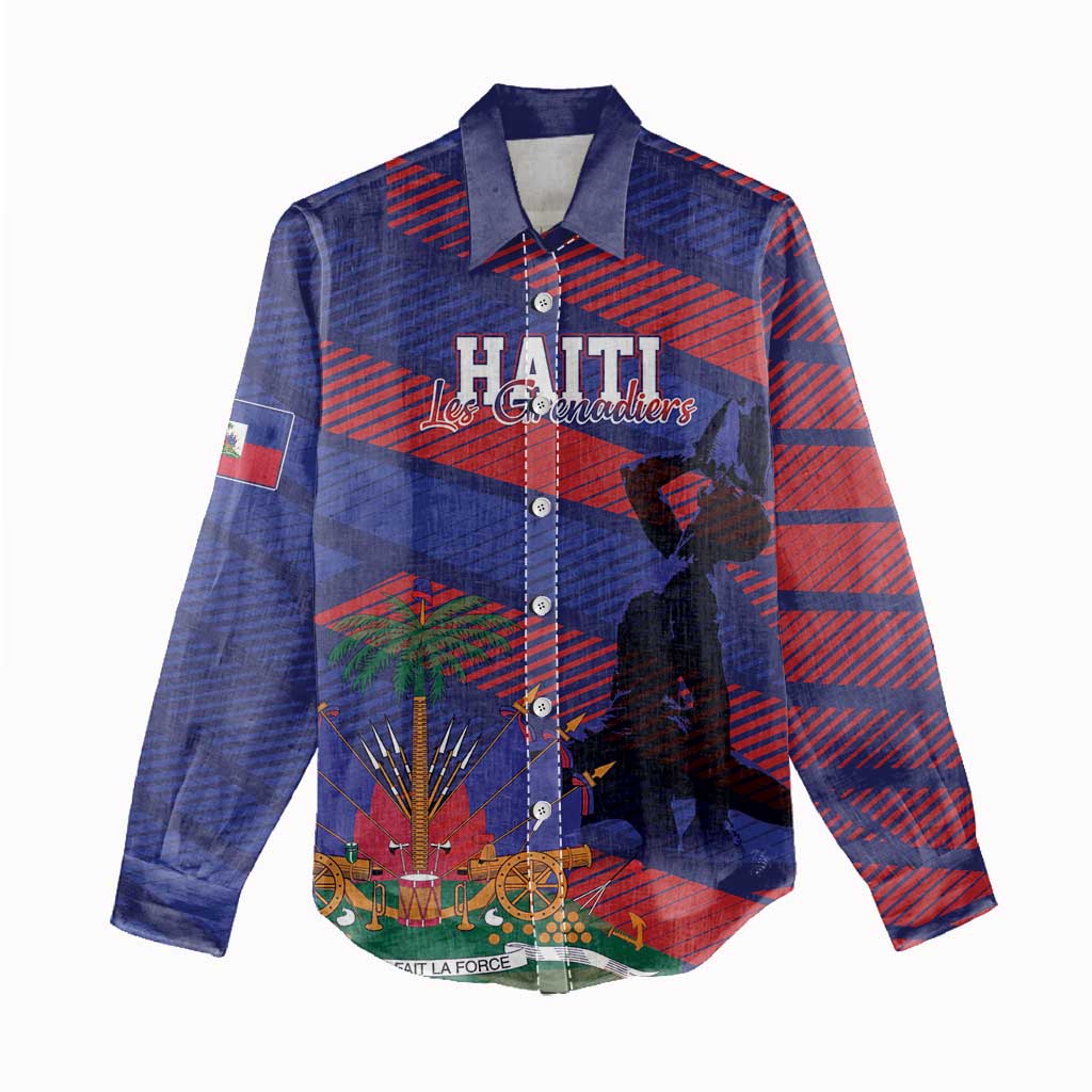 Afro-Haiti Football Personalized Les Grenadiers Women Casual Shirt Echoes of History - African Pride