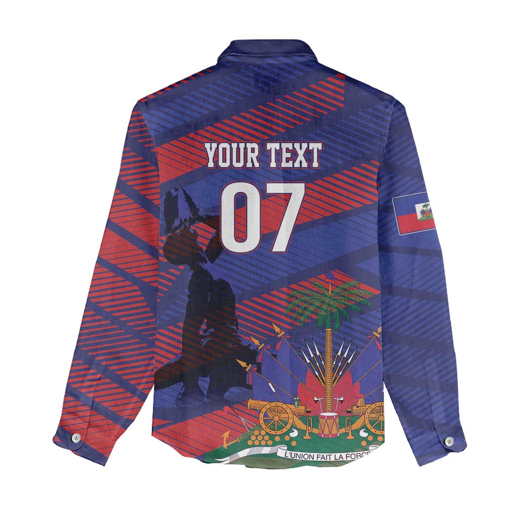 Afro-Haiti Football Personalized Les Grenadiers Women Casual Shirt Echoes of History - African Pride