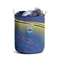 Afro-Curacao Football Custom Laundry Basket Korsou Blue Wave - Making History - African Pride