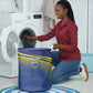 Afro-Curacao Football Custom Laundry Basket Korsou Blue Wave - Making History - African Pride