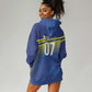 Afro-Curacao Football Custom Hoodie Dress Korsou Blue Wave - Making History - African Pride
