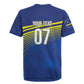 Afro-Curacao Football Custom Rugby Jersey Korsou Blue Wave - Making History LT7