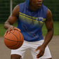 Afro-Curacao Football Custom Sleeveless Hoodie Korsou Blue Wave - Making History - African Pride