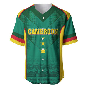Custom Cameroon Football Baseball Jersey Nations Cup 2024 Les Lions Indomptables
