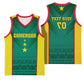 Custom Cameroon Football Basketball Jersey Nations Cup 2024 Les Lions Indomptables - African Pride