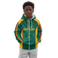 Custom Cameroon Football Kid Hoodie Nations Cup 2024 Les Lions Indomptables