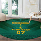 Custom Cameroon Football Round Carpet Nations Cup 2024 Les Lions Indomptables