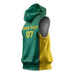 Custom Cameroon Football Sleeveless Hoodie Nations Cup 2024 Les Lions Indomptables - African Pride
