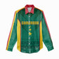Custom Cameroon Football Women Casual Shirt Nations Cup 2024 Les Lions Indomptables LT7