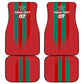Custom Morocco Football Car Mats Nations Cup 2024 Atlas Lions