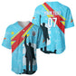 DR Congo WC2026 Custom Baseball Jersey Lumumba Eva Inspired