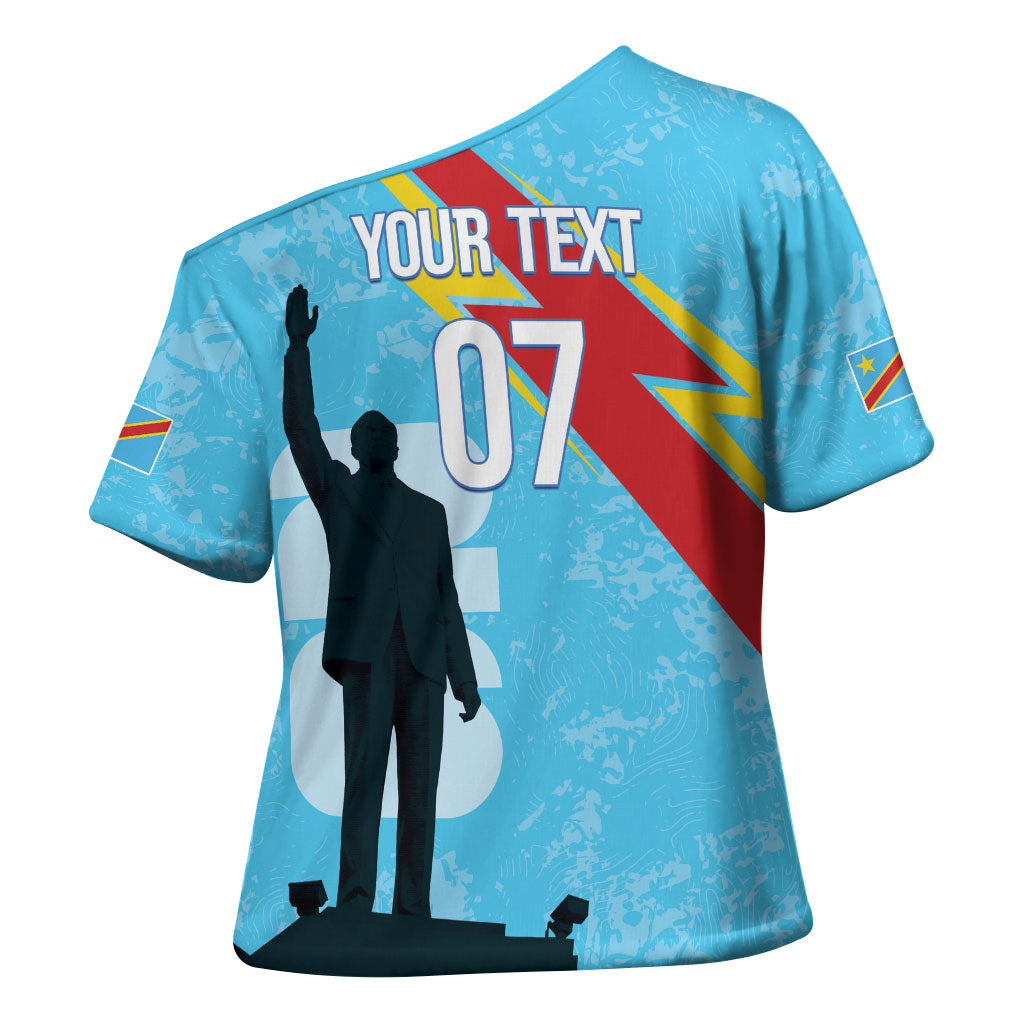 DR Congo WC2026 Custom Cross Shoulder Shirt Lumumba Eva Inspired