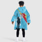 DR Congo WC2026 Custom Kid Wearable Blanket Hoodie Lumumba Eva Inspired