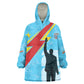 DR Congo WC2026 Custom Kid Wearable Blanket Hoodie Lumumba Eva Inspired