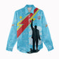 DR Congo WC2026 Custom Women Casual Shirt Lumumba Eva Inspired