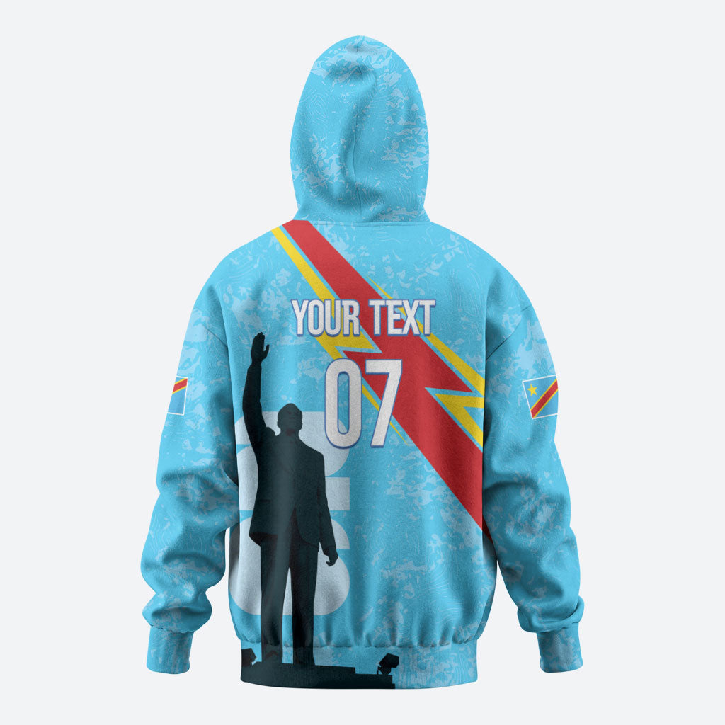 DR Congo WC2026 Custom Zip Hoodie Lumumba Eva Inspired