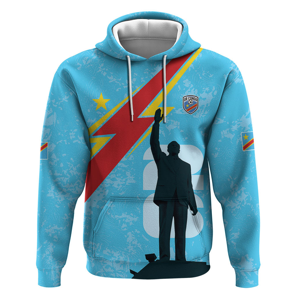 DR Congo WC2026 Custom Zip Hoodie Lumumba Eva Inspired