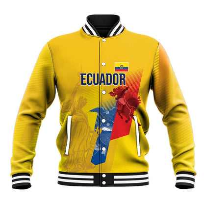 Ecuador Football Custom WC2026 Baseball Jacket Historical Symbols - African Pride