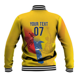 Ecuador Football Custom WC2026 Baseball Jacket Historical Symbols - African Pride