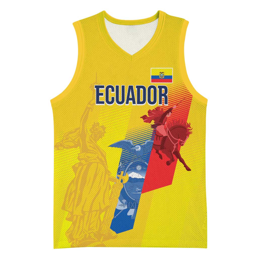 Ecuador Football Custom WC2026 Basketball Jersey Historical Symbols - African Pride