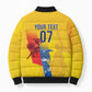 Ecuador Football Custom WC2026 Bomber Puffer Jacket Historical Symbols - African Pride