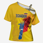 Ecuador Football Custom WC2026 Cross Shoulder Shirt Historical Symbols - African Pride