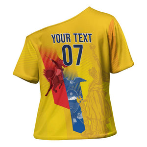 Ecuador Football Custom WC2026 Cross Shoulder Shirt Historical Symbols - African Pride
