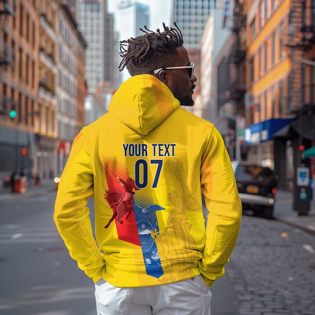 Ecuador Football Custom WC2026 Hoodie Historical Symbols - African Pride