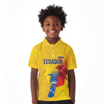 Ecuador Football Custom WC2026 Kid Polo Shirt Historical Symbols - African Pride