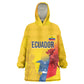 Ecuador Football Custom WC2026 Kid Wearable Blanket Hoodie Historical Symbols - African Pride