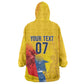 Ecuador Football Custom WC2026 Kid Wearable Blanket Hoodie Historical Symbols - African Pride